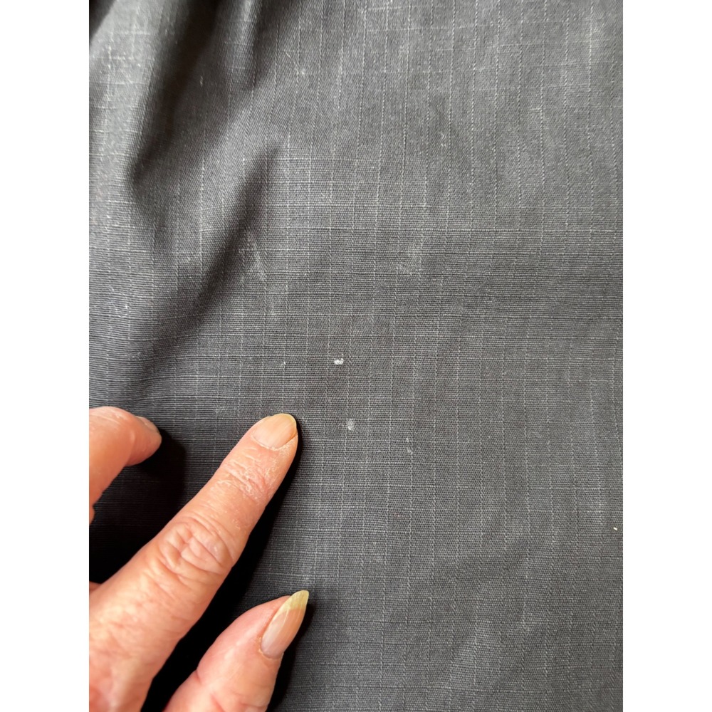 Vans Drill Chore Coat Men Size M Black Ripstop Jacket Invisible Hood VN0A3WFZBLK - Picture 8 of 14